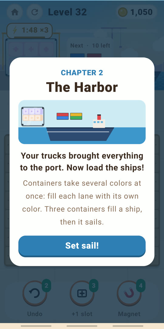 Chapter 2: The Harbor intro card