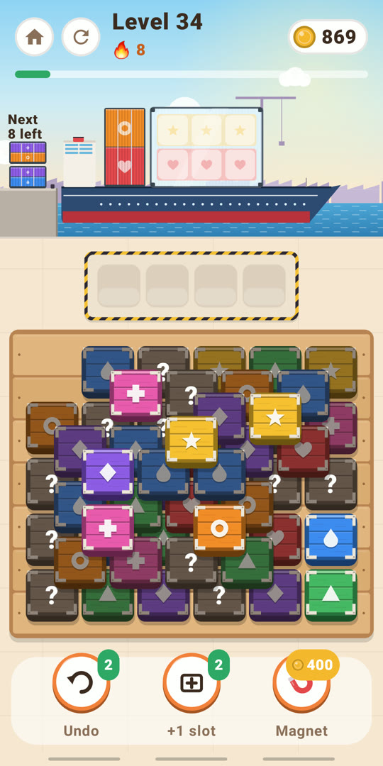 Harbor chapter: containers loaded on a cargo ship